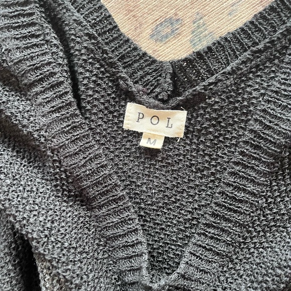 Black Star Patterned Women's Sweater - Picture 2 of 2